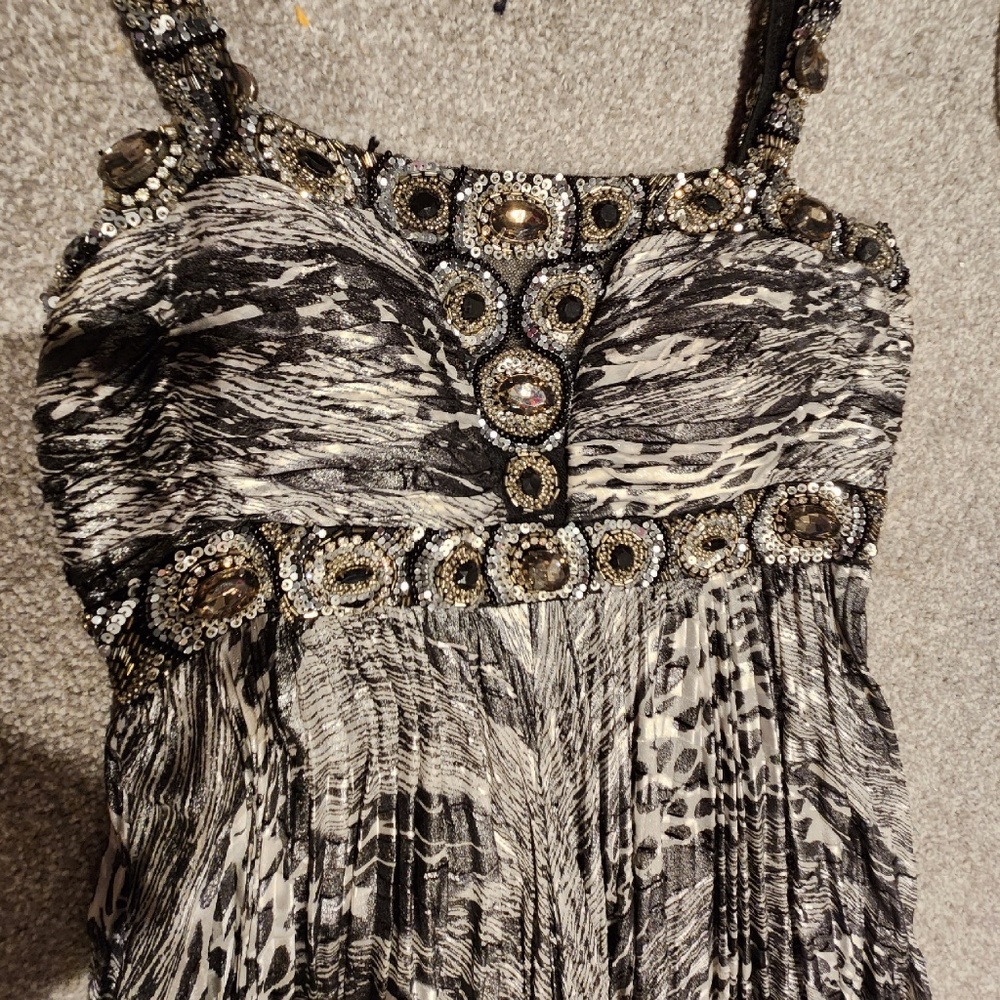 Beaded Dolce Jovani Long Evening Dress